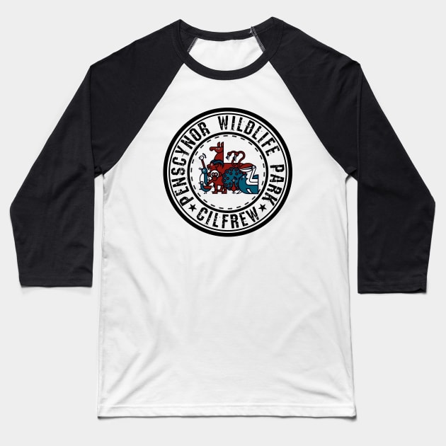 Penscynor Wildlife Park Baseball T-Shirt by Teessential